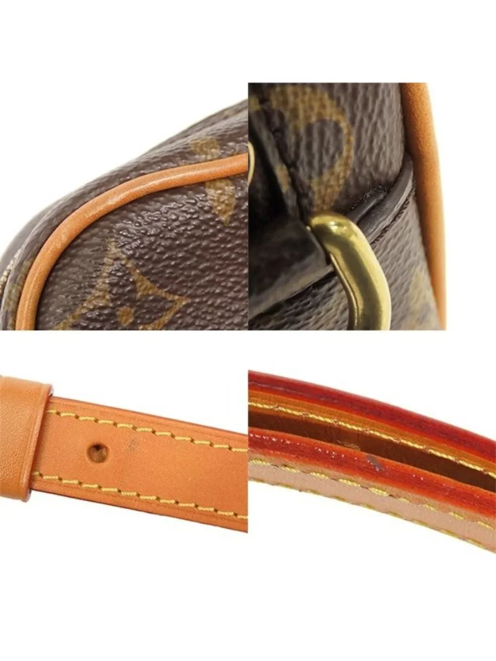 Louis Vuitton Trocadero Wearable Wallet Brown Monogram Canvas Pochette Shoulder